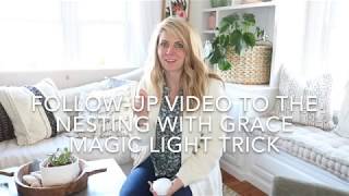 Magic Light Trick Add Light to a Sconce no Hardwire [upl. by Dugan581]