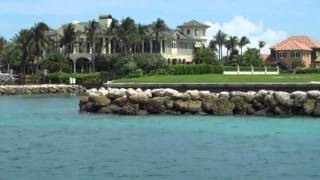 Homes of the Rich and Famous Nassau Bahamas [upl. by Leahcar]