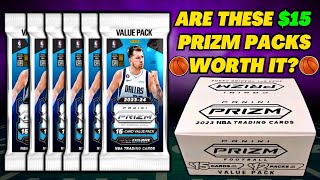 PULLING A 300 CARD FROM A 15 PACK🔥 2023 PRIZM BASKETBALL VALUE PACK REVIEW🏀 [upl. by Laenahtan]