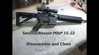 Smith amp Wesson MampP 1522 Cleaning [upl. by Maretz]