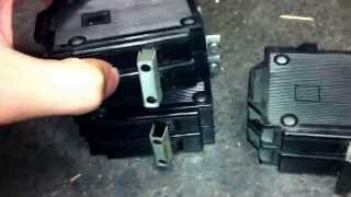 Real 2 pole Circuit Breakers [upl. by Einapets]