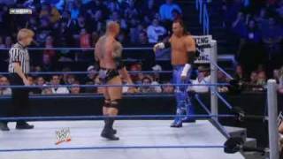 Friday Night Smackdown 2009116 Matt Hardy vs Batista 13 [upl. by Brodsky]