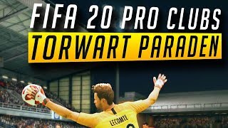 FIFA 20 Pro Clubs Deutsch Torwart Steuerung Paraden Montage 2 [upl. by Aineval]