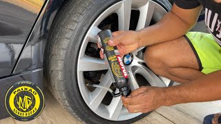 Testei reparador de pneu da Motul Tyre Repair Será que funciona [upl. by Adriene4]