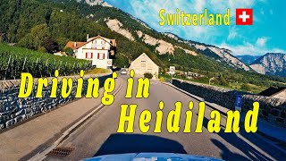 Heidiland  Switzerland  Driving of Heidiland 4K [upl. by Gaul]