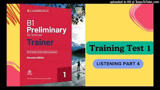 Training Test 1 Listening Part 4 TRACK10 [upl. by Morganica502]