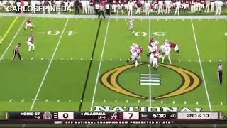 Jeremy Ruckert onehanded catch Ohio State vs Alabama [upl. by Delgado]