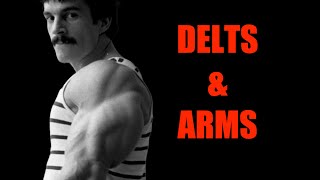 MIKE MENTZER THE IDEAL ROUTINE DELTS amp ARMS mikementzer fitness motivation gym [upl. by Enoryt]