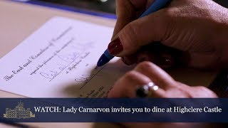 Lady Carnarvon invites you to dine at Highclere Castle [upl. by Westhead]