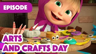 NEW EPISODE ✂️🎨 Arts and Crafts Day 🧵🧶 Episode 131 🍓 Masha and the Bear 2023 [upl. by Accebor]