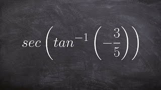 Evaluate the trig expression with inverse tan [upl. by Hagile483]