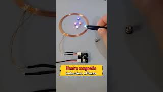 How electro magnetic induction works experiment practical iti electrician ytshorts physics [upl. by Pliske]