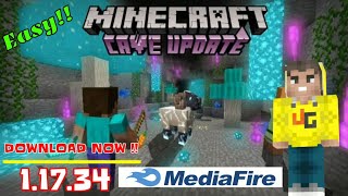 How to download minecraft 117 on android 2021  Minecraft Pe 11734 Official Version Released [upl. by Marzi549]