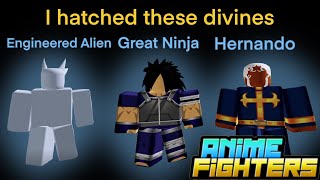 I got the new ultra rare divine Engineered Alien Roblox Anime Fighters Simulator [upl. by Dieter536]