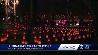 Luminarias or Farolitos The 426yearold New Mexican tradition [upl. by Sill]