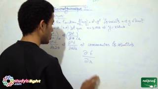 Thermodynamique 1 outils mathématiques Exercice1 part1 [upl. by Hnil]