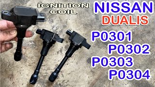 HOW TO REPLACED NISSAN DUALIS IGNITION COIL [upl. by Sondra]