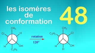 48Isomérie de conformation newman [upl. by Eluj]