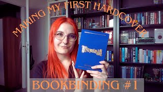 making my first custom hardcover  rebinding books 1 [upl. by Jordans664]