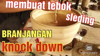 Membuat tebokan tingkat 2 sangkar BRANJANGAN KNOCK DOWN [upl. by Etterb]