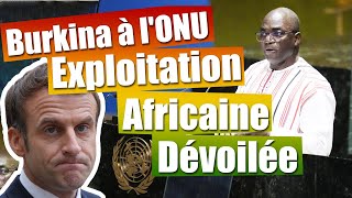 Discours Choc à lONU du Burkina Faso Justice Égalité et Refus de la Dette Coloniale [upl. by Lurette740]