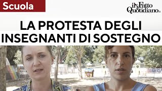 Scuola Insegnanti di sostegno contro il decreto 71quotÈ un condono noi specializzati TFA vessatiquot [upl. by Sears]