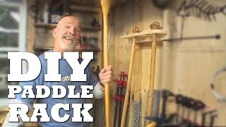 How To Build A Simple PADDLE RACK [upl. by Okikuy]