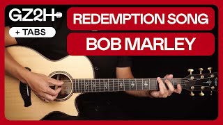 Redemption Song Guitar Tutorial Bob Marley Guitar Chords  Strumming [upl. by Weinstock]