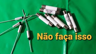 Qual a função do fusível térmico e do fusível de microondas [upl. by Anaer]