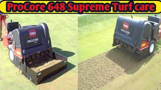 ProCore 648 Aerator  Supreme Turf Care  Toro™️  Turftech [upl. by Johansen]