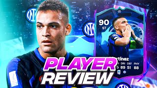 90 UCL RTTF MARTINEZ SBC PLAYER REVIEW  ROAD TO THE FINAL  FC 24 Ultimate Team [upl. by Gonick]