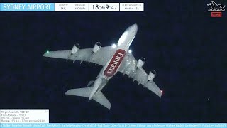 🔴 EPIC NIGHT Plane Spotting til curfew  Sydney Airport wKurt  ATC🔴 [upl. by Mauve]