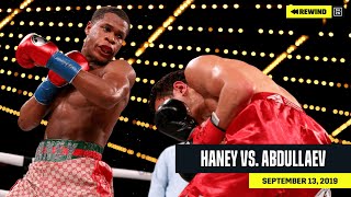 FULL FIGHT  Devin Haney vs Zaur Abduallev DAZN REWIND [upl. by Hgeilhsa421]