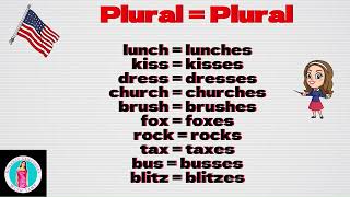 English Lesson 7 Plural of Nouns in English and Portuguese  Lição 7 Plural de Substantivos [upl. by Aramenta]