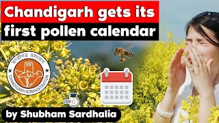 Chandigarh gets its 1st Pollen Calendar to identify potential allergy triggers Chandigarh Govt Jobs [upl. by Etra]