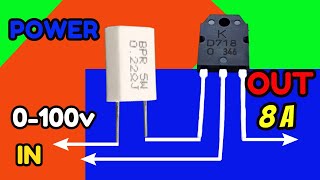 🔴¡Construí un regulador de voltaje ajustable de 0100 V 8 amp [upl. by Florio]