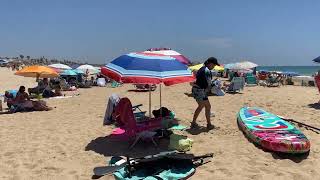 😲 IS THIS NORMAL IN SPAIN 😲 BADALONA BEACH 2024  4K WALK TOUR [upl. by Netsud]