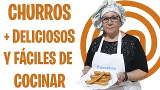 LA RECETA DE CHURROS DEFINITIVA  fácil  Porras caseras [upl. by Hammer155]