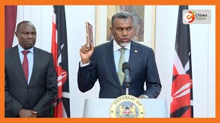 Noordin Haji sworn in as the new NIS Director General [upl. by Eninahpets]