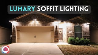 Install Soffit Lighting  Lumary Smart Recessed Lighting [upl. by Roselle220]