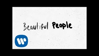 Ed Sheeran  Beautiful People feat Khalid Official Lyric Video [upl. by Joachim]