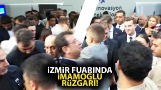 İzmir’de Ekrem İmamoğlu rüzgarı Önce belediyeyi ziyaret etti daha sonra İzmir Fuarı’nda imza attı [upl. by Barbee540]