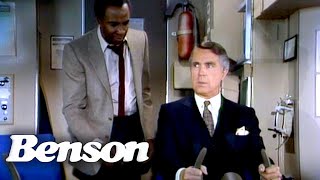 Benson  Governor Gatling Flies His Own Plane  Classic TV Rewind [upl. by Rains134]