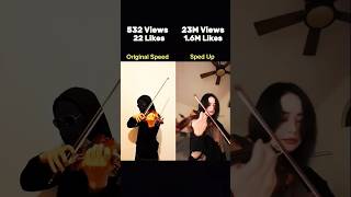 Mockingbird Original Speed VS Sped Up shorts violin eminem [upl. by Dorris]