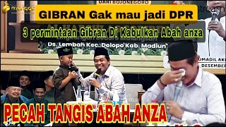 ABAH ANZA BANGGA TAK KUASA MENAHAN TANGIS PERMINTAAN GIBRAN LANGSUNG DIKABULKAN [upl. by Combs]