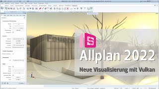 Allplan 2022 Visualisierung mit Vulkan [upl. by Aimekahs]