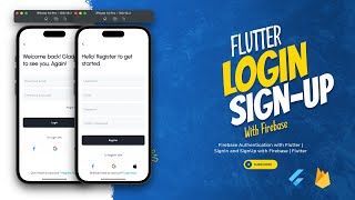 Flutter login and signup using Firebase [upl. by Cheri]