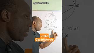 Cyclic Quadrilateral Theorem cyclicquadrilateral circletheorem geometry circles gpadlearnmaths [upl. by Einhorn]