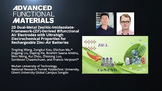 ZIFDerived Bifunctional Air Electrodes for Rechargeable Zinc–Air Batteries [upl. by Nehgaem799]