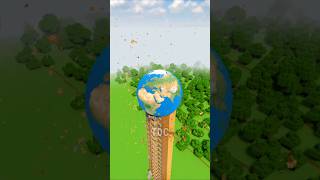 Big and Small Earths Drop on Tower [upl. by Dyer230]